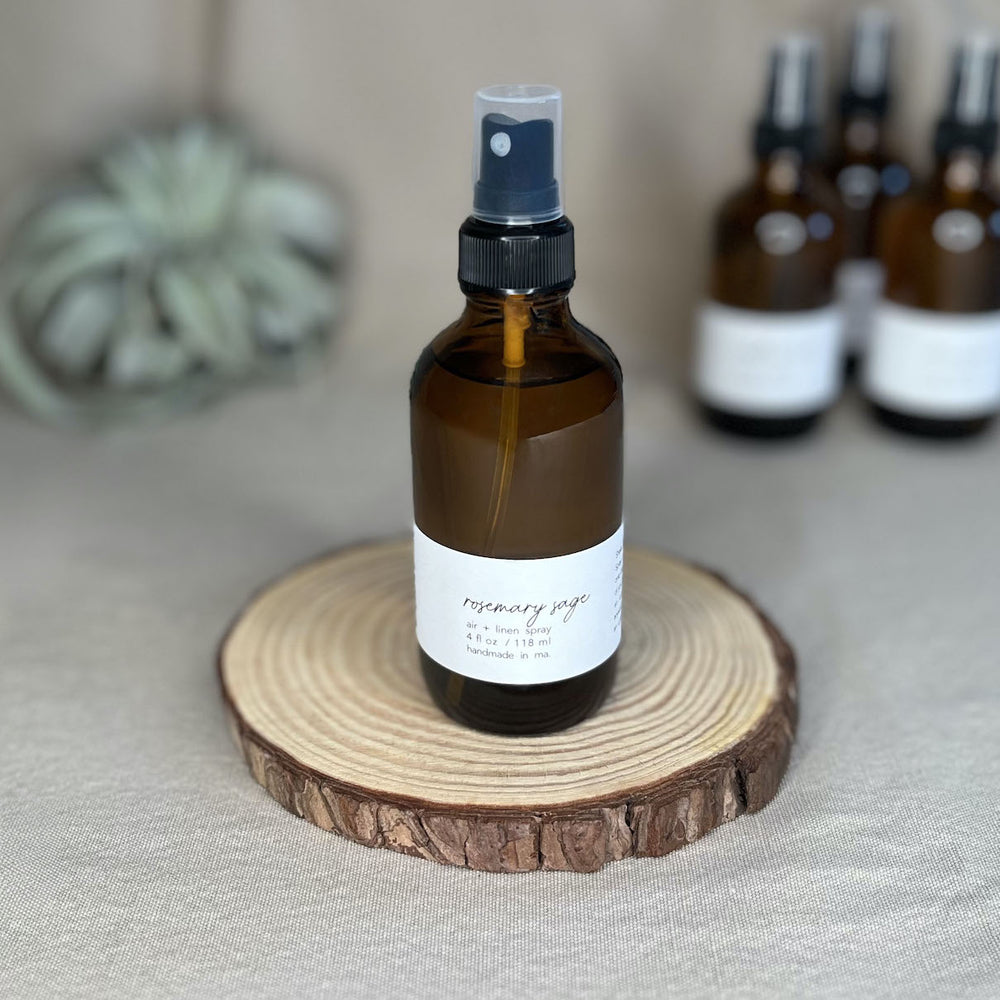 Fern x Flow natural and vegan 4oz Rosemary Sage scented Air + Linen Spray.