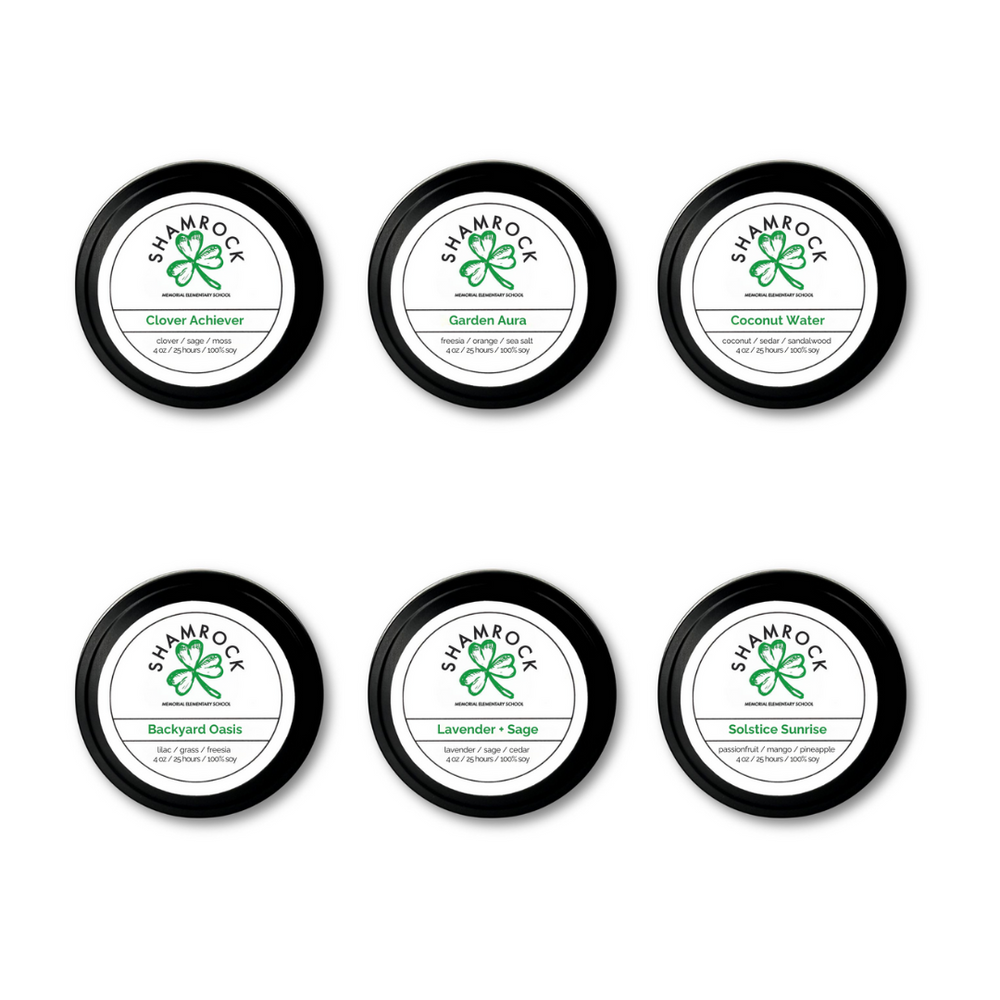 4 oz Candle Bundle - Shamrock Elementary