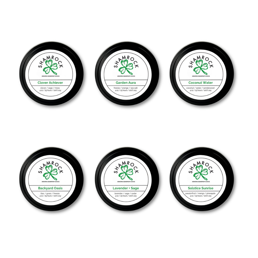 4 oz Candle Bundle - Shamrock Elementary