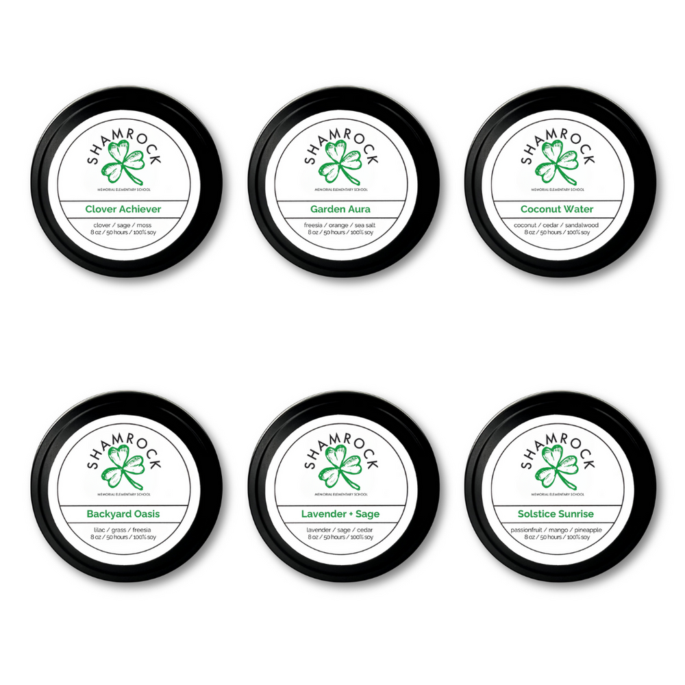 8 oz Candle Bundle - Shamrock Elementary