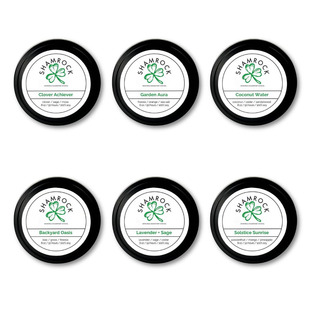 8 oz Candle Bundle - Shamrock Elementary
