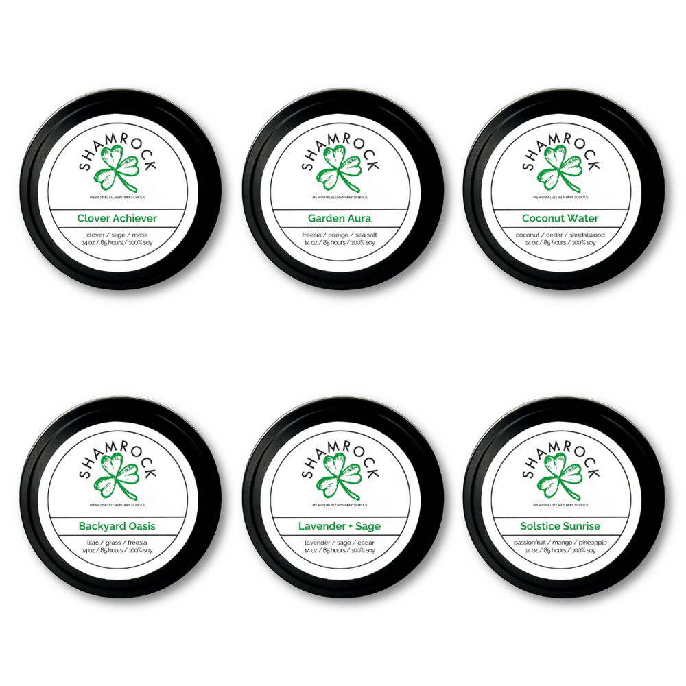14 oz Candle Bundle - Shamrock Elementary