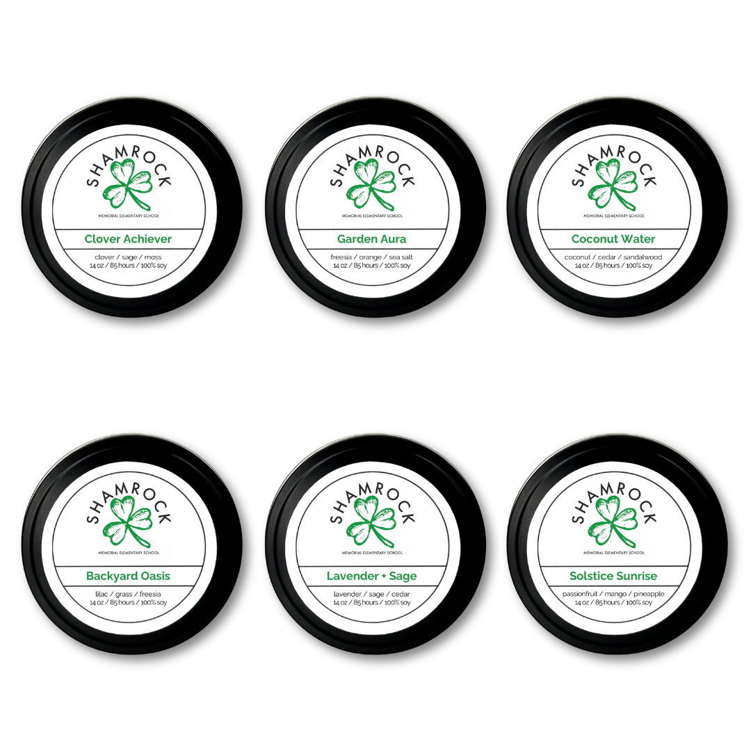 14 oz Candle Bundle - Shamrock Elementary