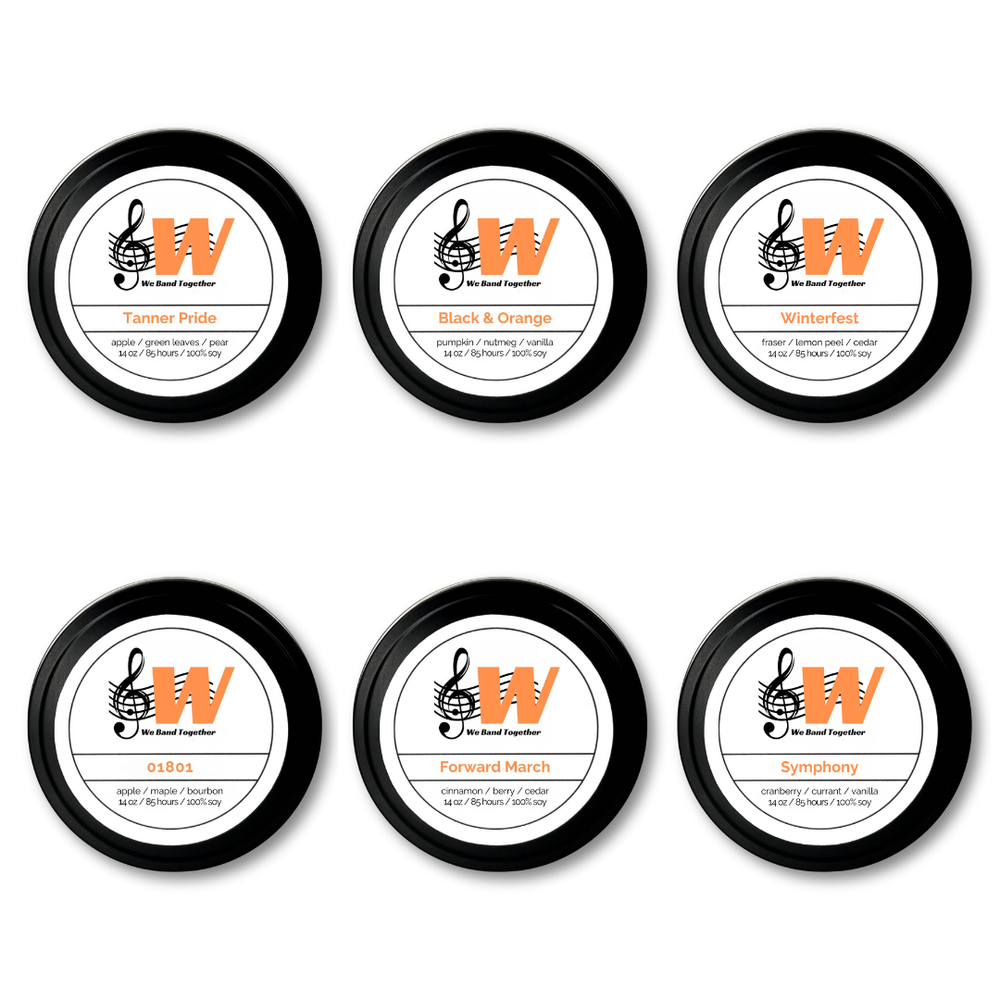 Ultimate 14 oz Candle Bundle - WMHS Tanner Band