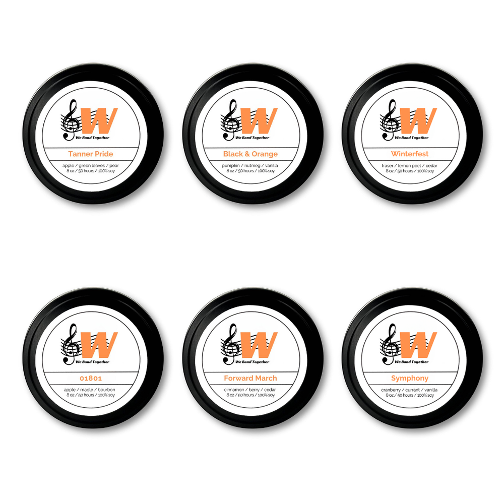 Ultimate 8 oz Candle Bundle - WMHS Tanner Band